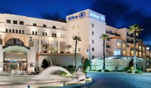 Hilton Malta St. Julian's by night